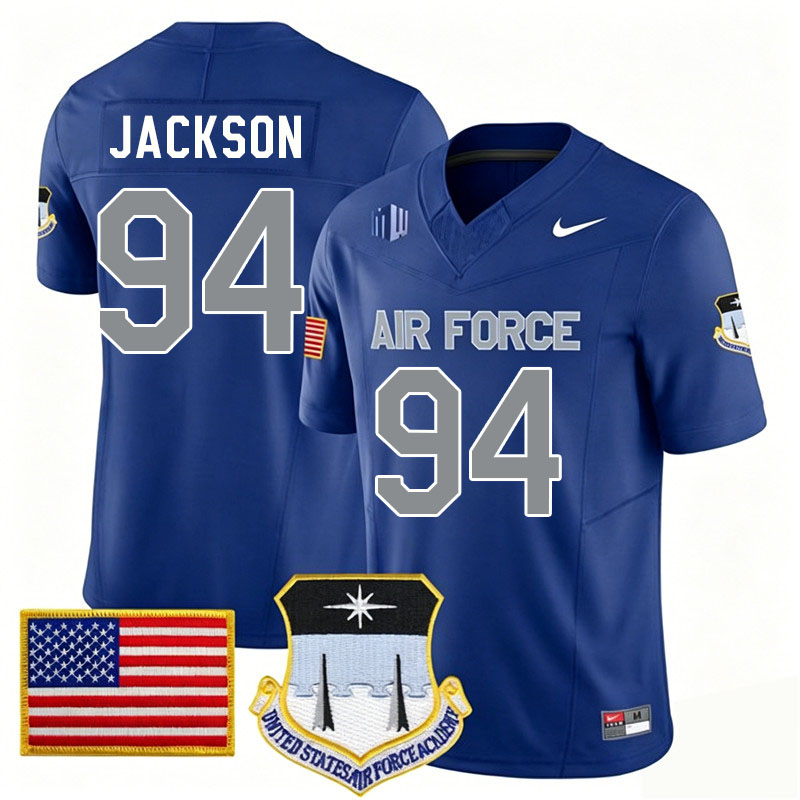 Air Force Falcons #94 Jordan Jackson College Football Jerseys,Uniforms-Royal
